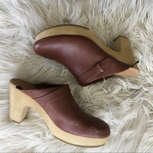 OLD NAVY "faux leather clogs"
